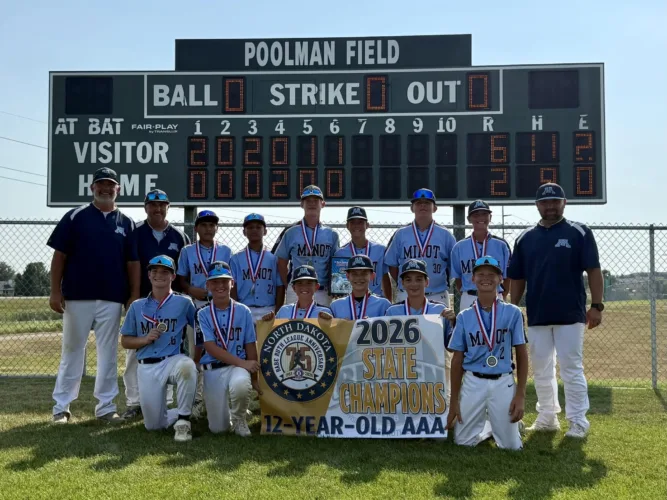 Minot Aces win the 12U AAA ND State Championship